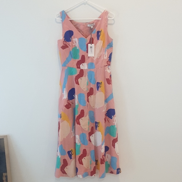 Emily and fin, modcloth, abstract dress - Picture 2 of 6